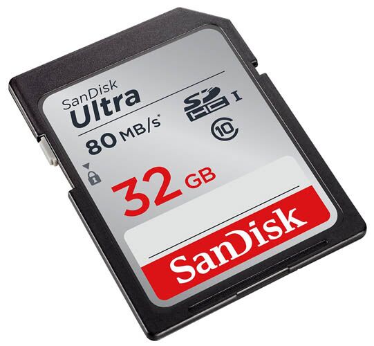 SanDisk Ultra SDHC 32GB Class 10 - 4