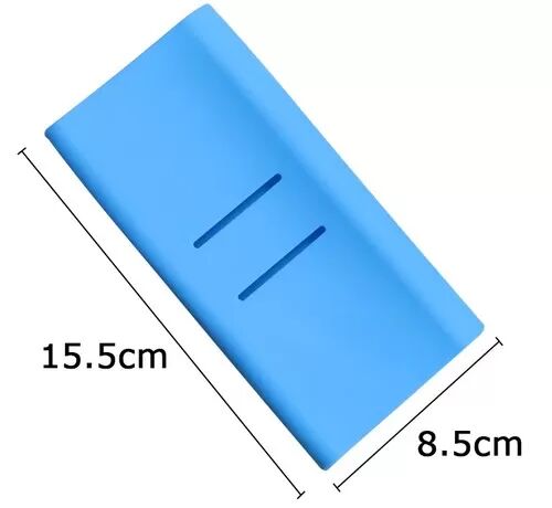 Силиконовый чехол для Xiaomi Mi Power Bank 2C 20000 mAh (Blue/Синий) - 2