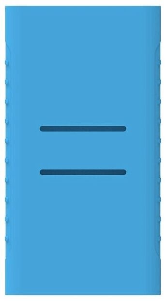 Силиконовый чехол для Xiaomi Mi Power Bank 2 10000 mAh (Blue/Голубой) - 4