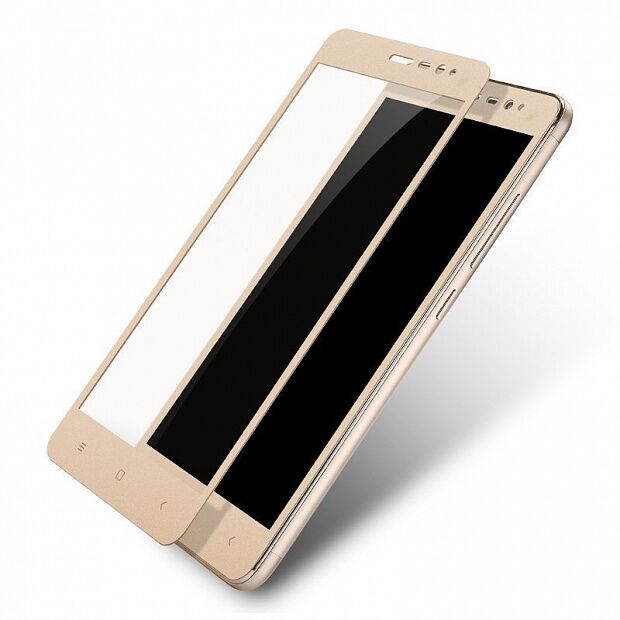 Защитное стекло с мягкими краями для Redmi Note 3 Pro SE Lenuo CF Soft Side Glass (Gold) : отзывы и обзоры 