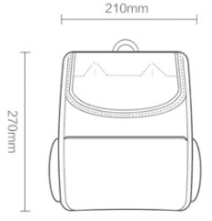Xiaomi Yang Сhildren School Bag Light Weight Protect Spine (Pink) - 2