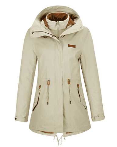 Куртка Pelliot Long Waterproof Breathable Warm Jacket Women (Beige/Бежевый) 