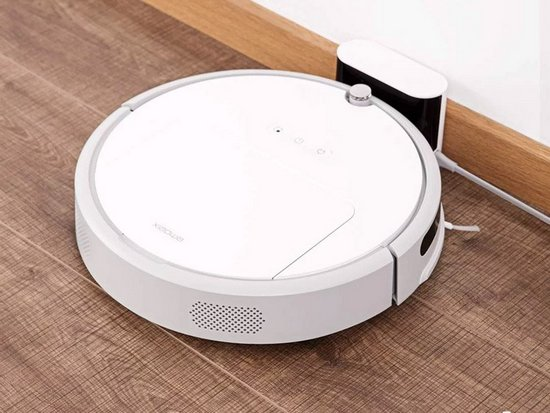 Процесс зарядки Xiaomi Xiaowa Small Watts Sweep Robots Outh Version Установка Xiaomi Xiaowa Small Watts Sweep Robots Outh Version на зарядную станцию