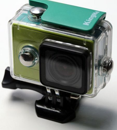 Экшн-камера Xiaomi Yi Action Camera в водонепроницаемом боксе Водонепроницаемый бокс для экшн-камеры Xiaomi Yi Action Camera