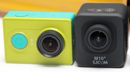 Экшн-камеры Xiaomi Yi Action Camera и SJCAM M10 Plus Wi-Fi Внешний вид экшн-камер Xiaomi Yi Action Camera и SJCAM M10 Plus Wi-Fi