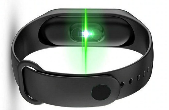 Светодиод пульсометра Xiaomi Mi Band 4 Работа светодиода пульсометра Сяоми Ми Бэнд 4