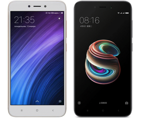 Смартфоны Redmi 4А и Redmi 5А Внешний вид смартфонов Redmi 4А и Redmi 5А
