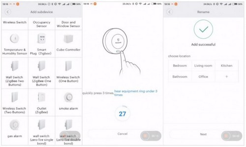 Порядок подключения датчика Xiaomi Smoke Detector Алгоритм действий для подключения датчика Xiaomi Smoke Detector
