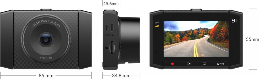Характеристики видеорегистратора Xiaomi YI Ultra Dash Camera Технические характеристики автомобильного видеорегистратора Xiaomi YI Ultra Dash Camera