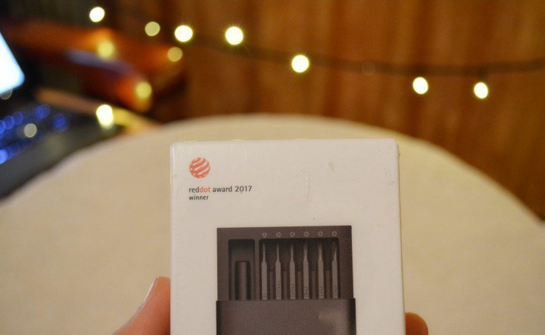 Отвёртка Xiaomi (MiJia) Wiha верх коробки со значком Reddot Award Отвёртка Xiaomi (MiJia) Wiha верх коробки со значком Reddot Award