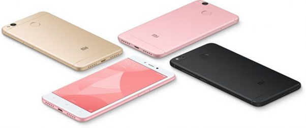 Внешний облик Xiaomi Redmi 4X Цветовые решения Xiaomi Redmi 4X