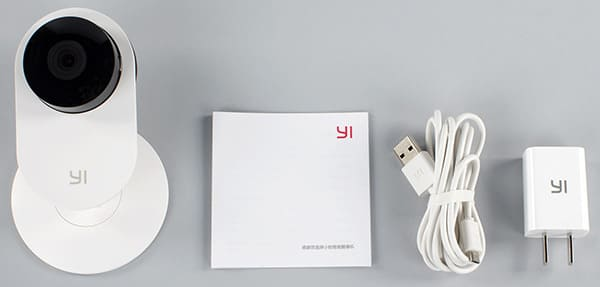 Комплект IP-камеры Xiaomi Yi Home Camera Состав комплекта IP-камеры Xiaomi Yi Home Camera