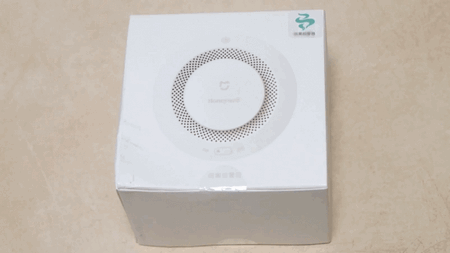 Коробка датчика Xiaomi Smoke Detector Дизайн упаковки датчика Xiaomi Smoke Detector