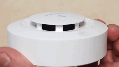 Воздухозаборник датчика Xiaomi Smoke Detector Внешний вид воздухозаборника датчика Xiaomi Smoke Detector