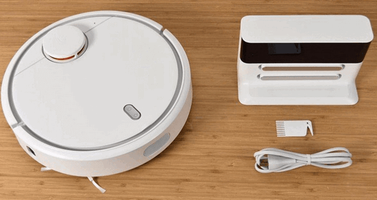 Комплектация Xiaomi Mi Robot Vacuum Cleaner Составляющие комплекта Xiaomi Mi Robot Vacuum Cleaner
