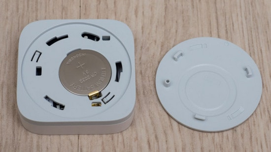 Отсек для батарейки в Xiaomi Aqara Wireless Switch Расположение отсека для батарейки в Xiaomi Aqara Wireless Switch